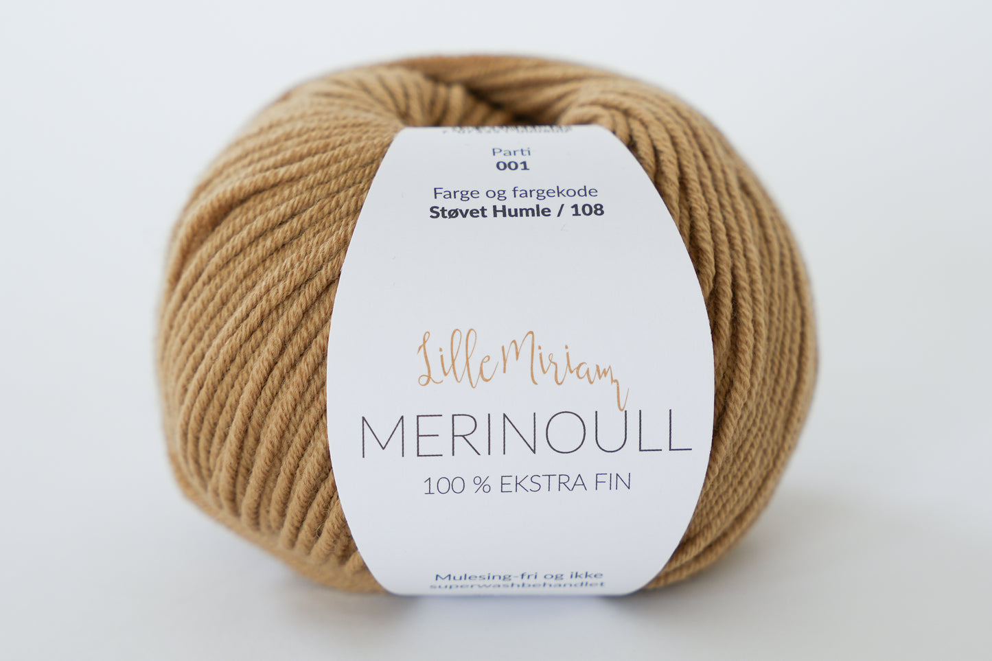 Merinoull - Støvet Humle / Dämpad Humle 108