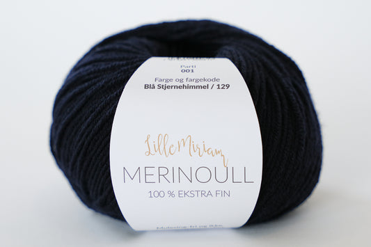 Merinoull - Blå Stjernehimmel / Blå Stjärnhimmel 129