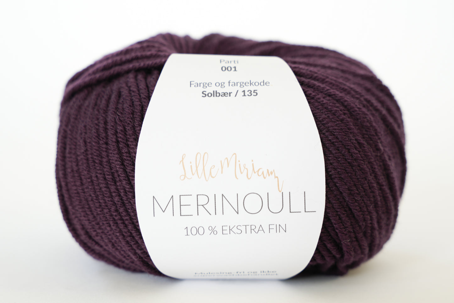 Merinoull - Solbær / Svartvinbär 135