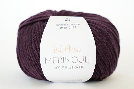 Merinoull - Solbær / Svartvinbär 135
