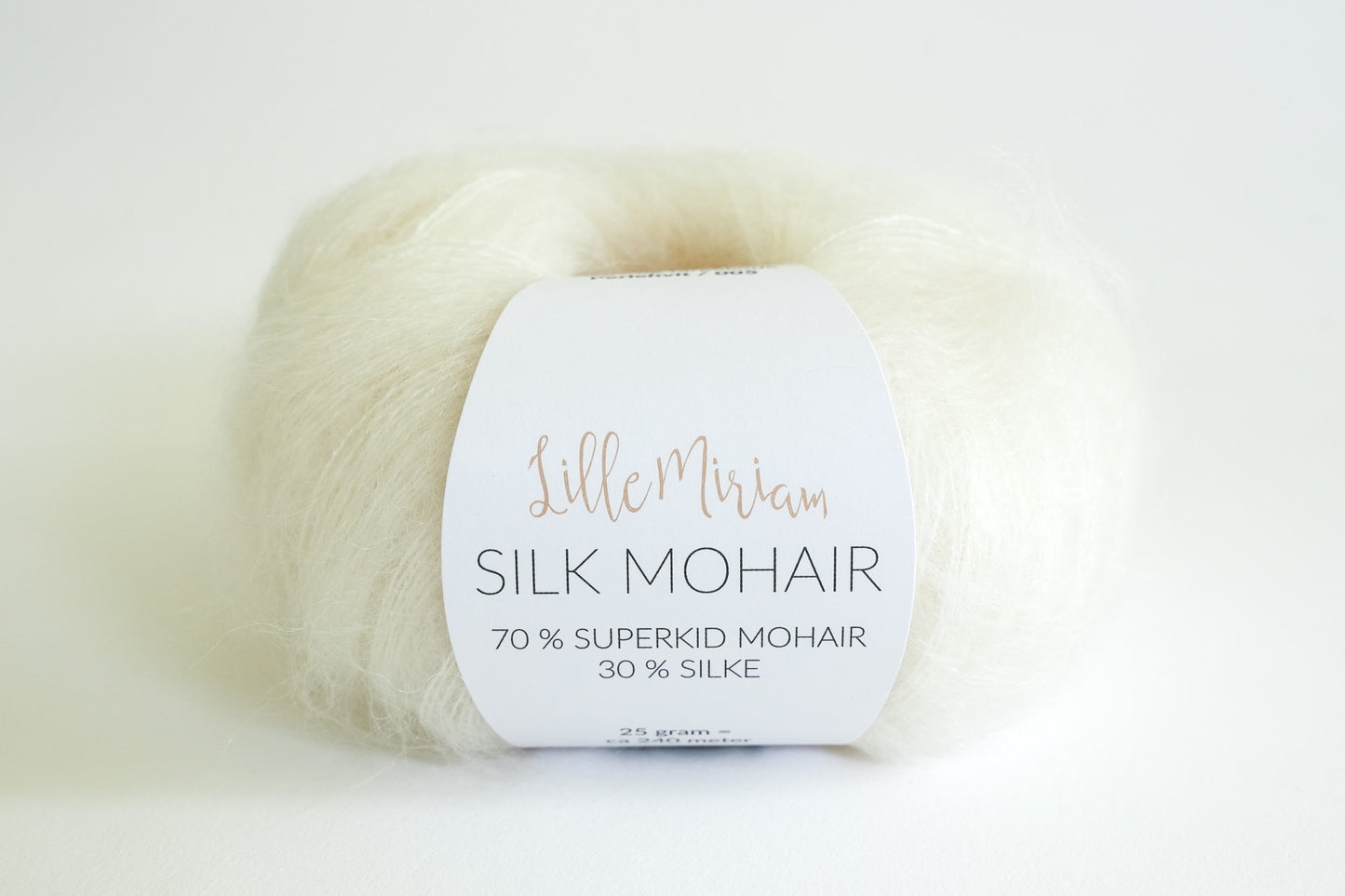Silk Mohair - Perlehvit / Pärlvit 005