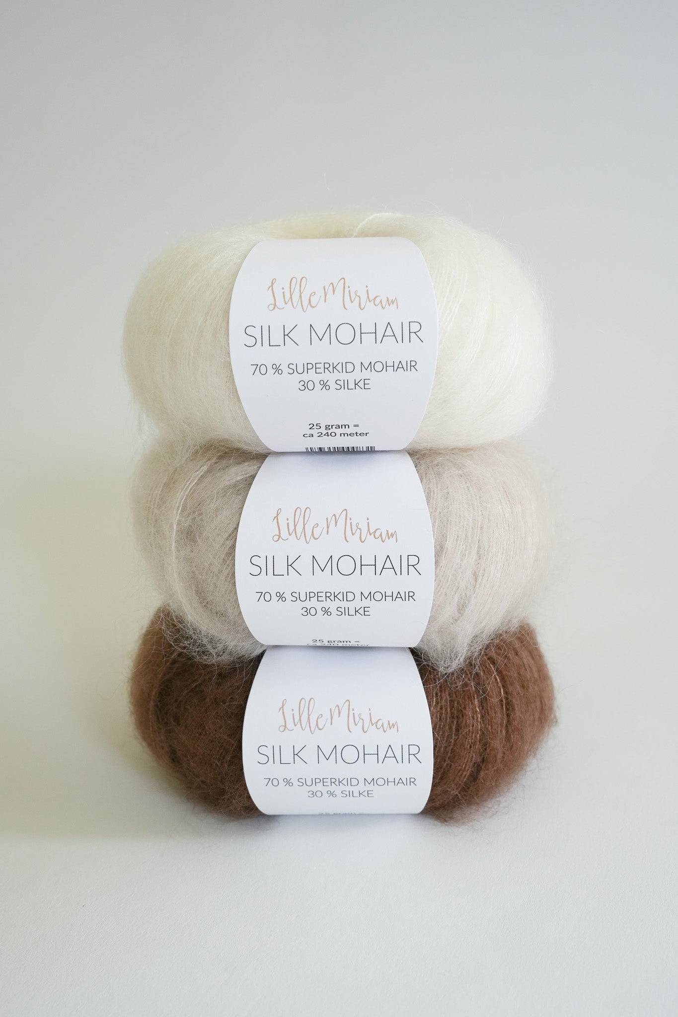 Silk Mohair - Perlehvit / Pärlvit 005